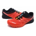 Salomon S-LAB Sense Speed Trail Running In Red Black Shoe For Men