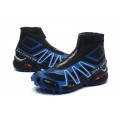 Salomon Snowcross CS Trail Running In Black Blue Shoe For Men