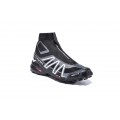 Salomon Snowcross CS Trail Running In Black Gray Shoe For Men