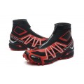 Salomon Snowcross CS Trail Running In Black Red Shoe For Men