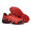 Salomon Speedcross 3 CS Trail Running In Black And Red Shoe For Men
