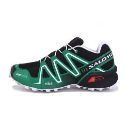 Salomon Speedcross 3 CS Trail Running In Black Green Shoe For Men