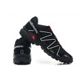 Salomon Speedcross 3 CS Trail Running In Black White Red Shoe For Men