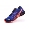 Salomon Speedcross 3 CS Trail Running In Blue Orange Shoe For Men