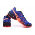 Salomon Speedcross 3 CS Trail Running In Blue Orange Shoe For Men