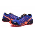 Salomon Speedcross 3 CS Trail Running In Blue Orange Shoe For Men