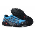 Salomon Speedcross 3 CS Trail Running In Blue Silver Shoe For Men