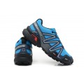 Salomon Speedcross 3 CS Trail Running In Blue Silver Shoe For Men