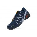 Salomon Speedcross 3 CS Trail Running In Blue White Shoe For Men