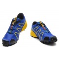 Salomon Speedcross 3 CS Trail Running In Blue Yellow Shoe For Men