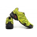 Salomon Speedcross 3 CS Trail Running In Fluorescent Green Black Shoe For Men