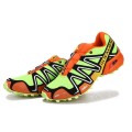 Salomon Speedcross 3 CS Trail Running In Fluorescent Green Orange Shoe For Men