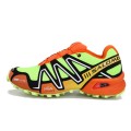 Salomon Speedcross 3 CS Trail Running In Fluorescent Green Orange Shoe For Men