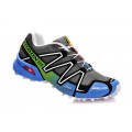 Salomon Speedcross 3 CS Trail Running In Grey White Blue Shoe For Men