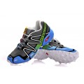 Salomon Speedcross 3 CS Trail Running In Grey White Blue Shoe For Men