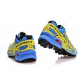 Salomon Speedcross 3 CS Trail Running In Light Blue Yellow Shoe For Men