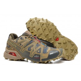 Salomon Speedcross 3 CS Trail Running In Sand Camouflage Shoe For Men