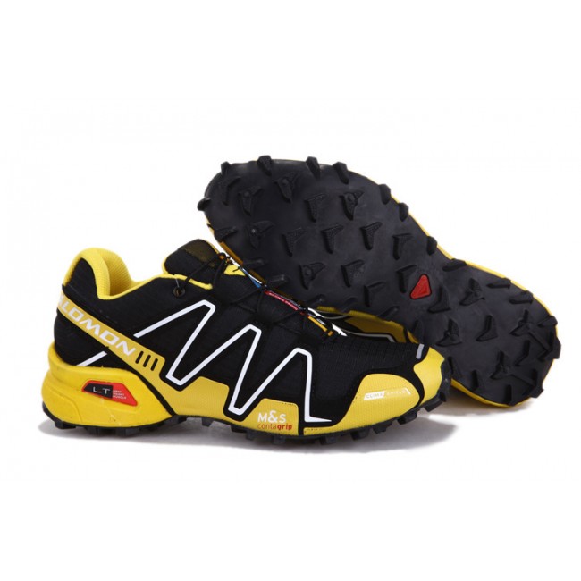 Salomon Speedcross 3 CS Trail Running In Yellow Black Shoe For Men