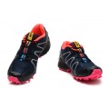 Salomon Speedcross 3 CS Trail Running In Black Rose Red Shoe For Women