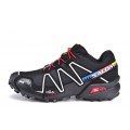 Salomon Speedcross 3 CS Trail Running In Black Silver Shoe For Women