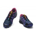 Salomon Speedcross 3 CS Trail Running In Blue Purple Shoe For Women