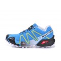 Salomon Speedcross 3 CS Trail Running In Blue Yellow Black Shoe For Women
