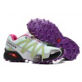 Salomon Speedcross 3 CS Trail Running In Lake Blue Purple Shoe For Women