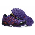 Salomon Speedcross 3 CS Trail Running In Purple Black Shoe For Women