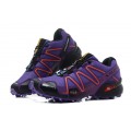 Salomon Speedcross 3 CS Trail Running In Purple Black Shoe For Women