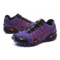 Salomon Speedcross 3 CS Trail Running In Purple Black Shoe For Women