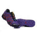 Salomon Speedcross 3 CS Trail Running In Purple Black Shoe For Women