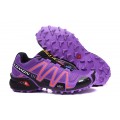 Salomon Speedcross 3 CS Trail Running In Purple Orange Shoe For Women
