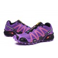 Salomon Speedcross 3 CS Trail Running In Purple Orange Shoe For Women