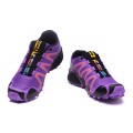 Salomon Speedcross 3 CS Trail Running In Purple Orange Shoe For Women
