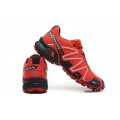 Salomon Speedcross 3 CS Trail Running In Red Black Shoe For Women