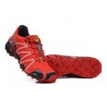 Salomon Speedcross 3 CS Trail Running In Red Black Shoe For Women