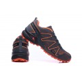 Salomon Speedcross 3 Adventure In Black Orange Shoe For Men