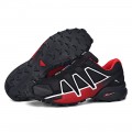 Salomon Speedcross 4 Trail Running In Black Red Shoe For Men