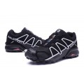 Salomon Speedcross 4 Trail Running In Black White Shoe For Men