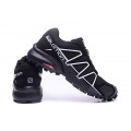 Salomon Speedcross 4 Trail Running In Black White Shoe For Men