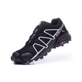 Salomon Speedcross 4 Trail Running In Black White Shoe For Men