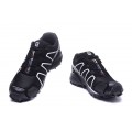 Salomon Speedcross 4 Trail Running In Black White Shoe For Men