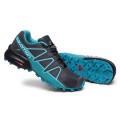 Salomon Speedcross 4 Trail Running In Blue Black Shoes For Men
