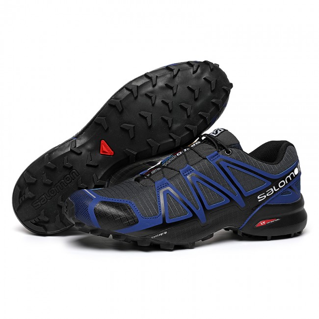 Salomon Speedcross 4 Trail Running In Blue Black Shoe For Men