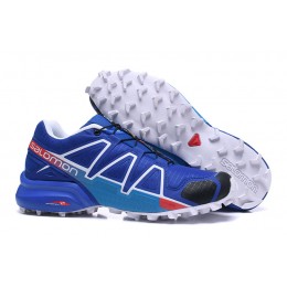 Salomon Speedcross 4 Trail Running In Blue Blue Shoe For Men