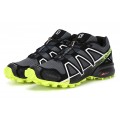 Salomon Speedcross 4 Trail Running In Fluorescent Green Black Shoes For Men