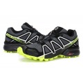 Salomon Speedcross 4 Trail Running In Fluorescent Green Black Shoes For Men