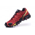 Salomon Speedcross 4 Trail Running In Red Black Shoe For Men