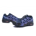 Salomon Speedcross 4 Trail Running In Blue Purple Shoe For Women