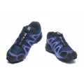 Salomon Speedcross 4 Trail Running In Blue Purple Shoe For Women
